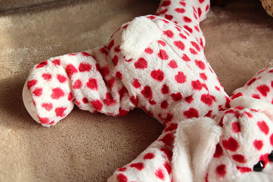 Os brinquedos enchidos bonitos do dia de Valentim/cão animal encheram brinquedos do impulso para a celebração 35cm