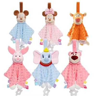 Elephent e brinquedos bonitos do bebê do luxuoso dos carneiros com bocal, chupeta infantil do brinquedo do luxuoso