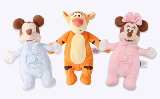 Brinquedos bonitos do luxuoso do bebê do macaco do cão com bichos de pelúcia Brown cor-de-rosa do bocal