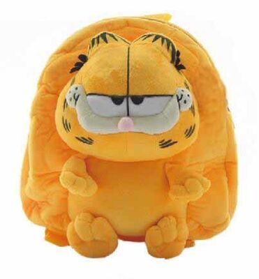 Eco - Garfield amarelo amigável caçoa o CE das trouxas da escola aprovado para crianças 28cm