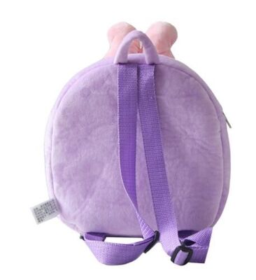 Saco de escola roxo do luxuoso da margarida de Disney, trouxas personalizadas com impressão do logotipo