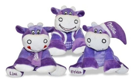 Os presentes relativos à promoção animais enchidos roxo da vaca de leite brincam o padrão do CE de 8 polegadas
