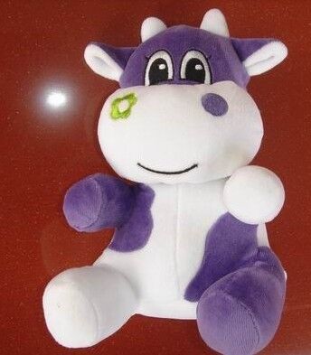 Os presentes relativos à promoção animais enchidos roxo da vaca de leite brincam o padrão do CE de 8 polegadas
