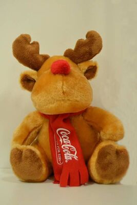 Brinquedos relativos à promoção enchidos 8 polegadas do luxuoso da rena dos alces do Natal dos brinquedos dos presentes