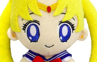 Brinquedos enchidos personalizados do luxuoso dos desenhos animados da boneca de 8 polegadas menina bonita para presentes da promoção