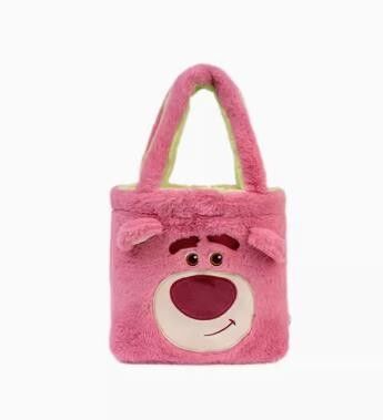 Bolsas de Mão Cruzadas Reversíveis Disney para Mulheres, Bolsas de Pelúcia