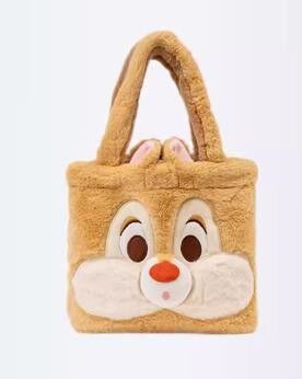 Bolsas de Mão Cruzadas Reversíveis Disney para Mulheres, Bolsas de Pelúcia