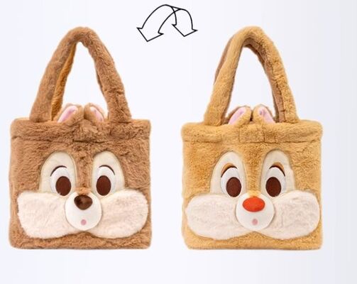 New Disney Women Reversable Cross HandBags Purse bag Plush bags