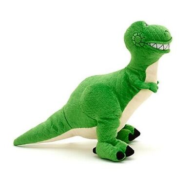 Brinquedos macios de Disney dos desenhos animados pequenos originais do feijão do dinossauro de Disney Rex 20cm