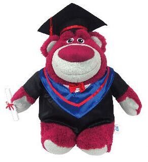 Os brinquedos do luxuoso de Berrybear Disney da graduação de Lotso, Toy Story 3 lotes-O'-Huggin' carregam brinquedos peluches de Disney 10 polegadas