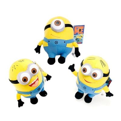 Desprezível eu 3 luxuoso dos desenhos animados do olho dos sequazes 3D brinca brinquedos do luxuoso do bebê do amarelo 18cm