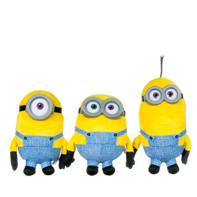 Desprezível eu 3 luxuoso dos desenhos animados do olho dos sequazes 3D brinca brinquedos do luxuoso do bebê do amarelo 18cm