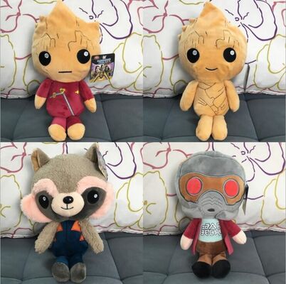 guardiães de 8 polegadas dos brinquedos do luxuoso dos desenhos animados da galáxia para o guindaste que vende a máquina do brinquedo