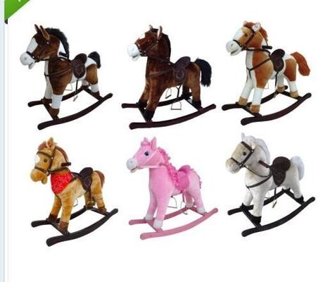 Animais do cavalo de balanço da forma internos para a equitação de Chlidren no jogo