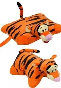 Coxim e descanso bonitos alaranjados do luxuoso do descanso de Disney Tigger com cabeça de Tigger do luxuoso para o fundamento