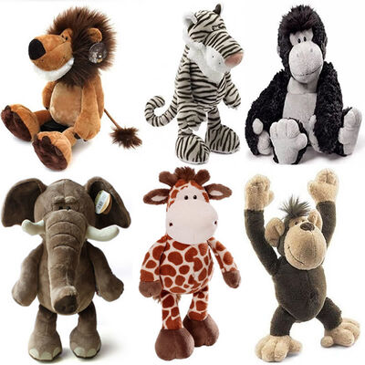 A floresta bonita brinca brinquedos enchidos animal do luxuoso da selva para presentes da promoção
