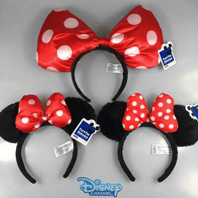 Gancho de cabelo Mickey Mouse Minnie Mouse da faixa do Hairband do luxuoso de Disney da forma para a menina
