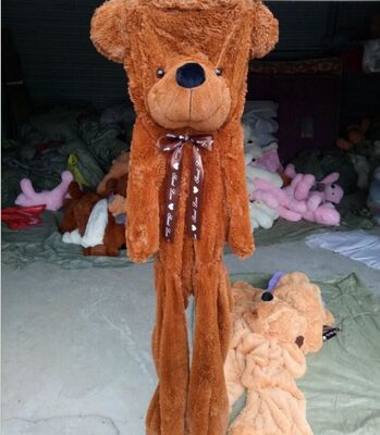O grande animal enorme da pele do tamanho do urso de peluche da pele do luxuoso do tamanho brinca o tamanho grande