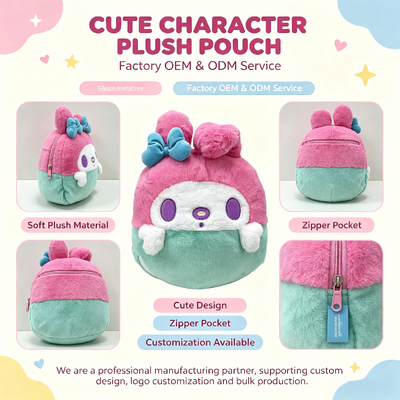 Almofada de Pelúcia Sanrio Sakura Personalizada no Atacado para Presentes e Colecionadores Infantis