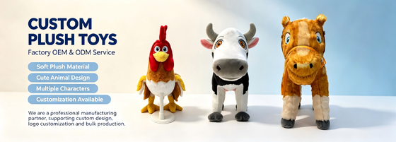 Cartoon de animais fofinhos Brinquedos de pelúcia para crianças
