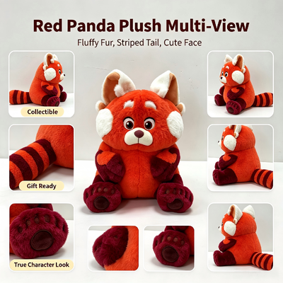 Brinquedos de Pelúcia Disney Mei Mei / Mei Panda Vermelho