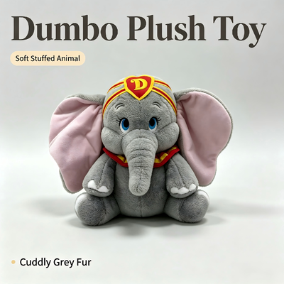 Brinquedos de Pelúcia Personalizados Fofos da Disney Dumbo - Bonecos de Pelúcia do Personagem de Desenho Animado D