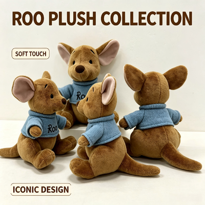 Brinquedos de Pelúcia Disney Macios e Fofos do Ursinho Pooh Roo