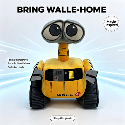 Carinhosos brinquedos Disney Pixar Plush WALL-E Qa 35*15*15cm