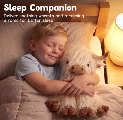 Cute Highland Cow Companion Brinquedos de animais de pelúcia para marcas globais