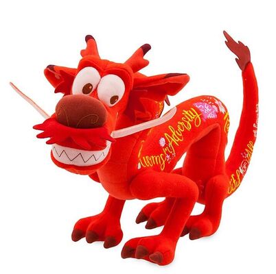 O luxuoso macio do brinquedo dos desenhos animados originais novos de Disney Mushu brinca 30cm