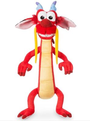 O luxuoso macio do brinquedo dos desenhos animados originais novos de Disney Mushu brinca 30cm