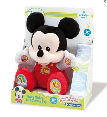 Bebê Mickey de Disney Mickey Mouse que fala o brinquedo macio 30cm