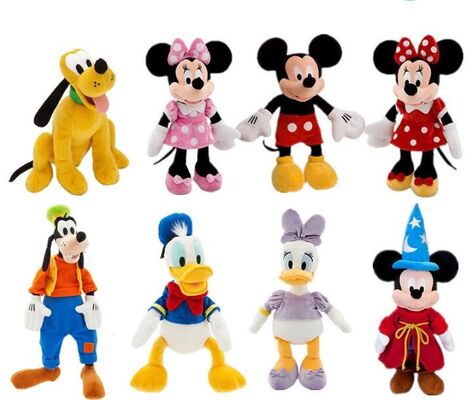 O luxuoso clássico original da família de Disney Mickey brinca 22cm