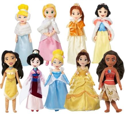 Princesa original Série Stuffed Luxuoso Brinquedo de Disney 50cm