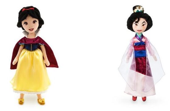 Princesa original Série Stuffed Luxuoso Brinquedo de Disney 50cm