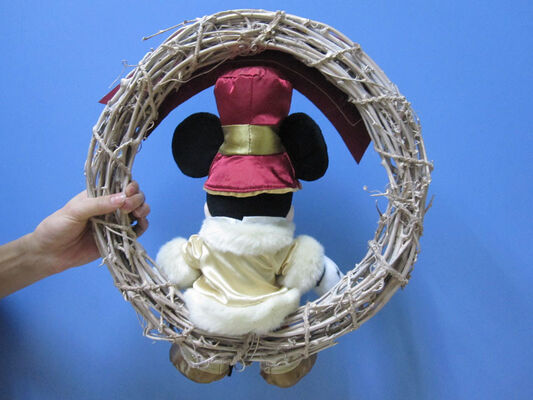 O luxuoso de Mickey Mouse Disney brinca com grinalda/brinquedos enchidos feriado do Natal