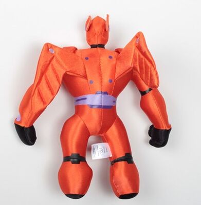 O luxuoso dos desenhos animados das crianças brinca o boneco de acção Mech de Baymax do herói grande 6
