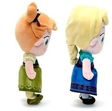 O luxuoso pequeno de Disney das meninas brinca Elsa e bonecas congeladas Anna 30cm