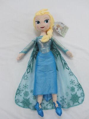 Princesa congelada azul Brinquedo de Disney da boneca do luxuoso de Elsa no tamanho de 40cm 50cm