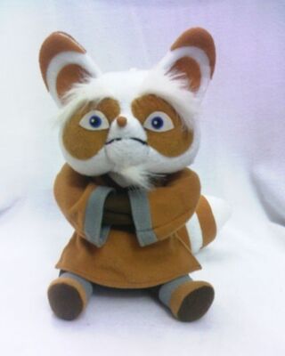 Mestre pequeno Shifu da panda de Kungfu dos brinquedos do luxuoso dos desenhos animados na pose de assento