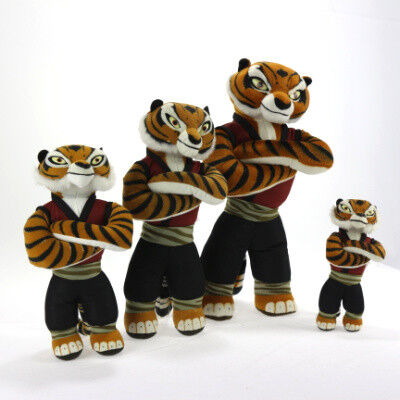 Bichos de pelúcia bonitos dos desenhos animados do tigre fêmea da panda de Kungfu para presentes da promoção