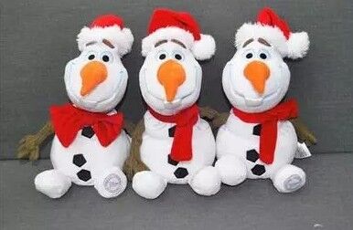 Brinquedos enchidos boneco de neve congelados do luxuoso de Olaf Disney para o feriado do Natal