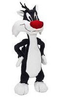 O luxuoso Looney original dos desenhos animados da família dos acordos brinca bichos de pelúcia bonitos