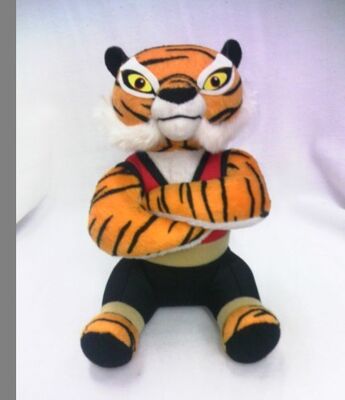 Bichos de pelúcia bonitos dos desenhos animados do tigre fêmea da panda de Kungfu para presentes da promoção