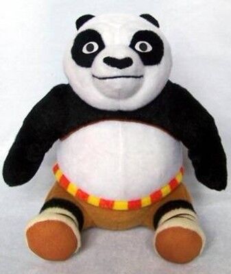 Brinquedos bonitos do luxuoso dos desenhos animados da pose do assento da panda de Kungfu para a coleção