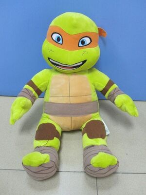 Grandes brinquedos adolescentes amarelos do luxuoso dos desenhos animados das tartarugas de Ninja do mutante para a coleção