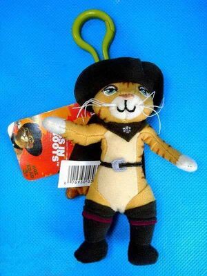 O Puss dos desenhos animados nas botas encheu o brinquedo Keychain do luxuoso para presentes da promoção