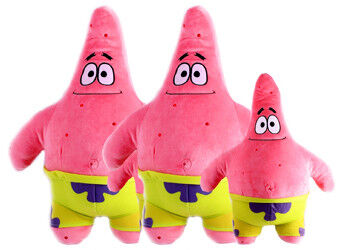 Os desenhos animados do conjunto completo da família de SpongeBob encheram brinquedos, rosa/verde/vermelho/amarelo