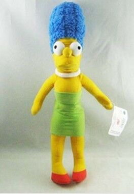 Os brinquedos do luxuoso dos desenhos animados dos bichos de pelúcia de Simpsons, material do poliéster