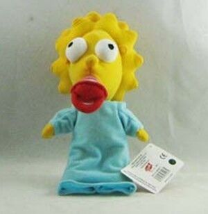Os brinquedos do luxuoso dos desenhos animados dos bichos de pelúcia de Simpsons, material do poliéster